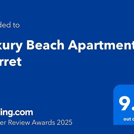 Luxury Beach Apartment In Qerret 格勒姆 外观 照片