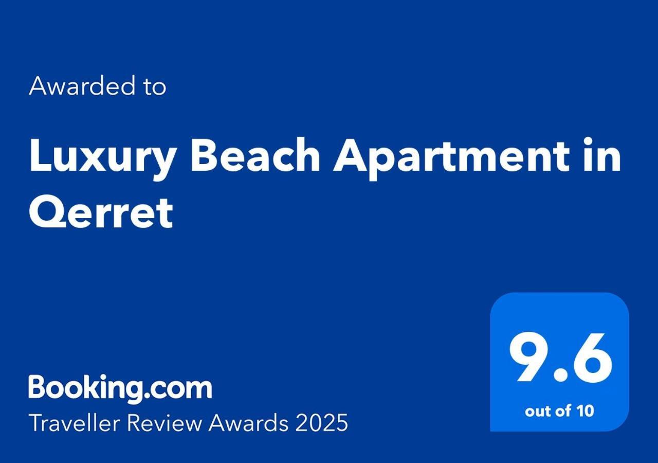 Luxury Beach Apartment In Qerret 格勒姆 外观 照片